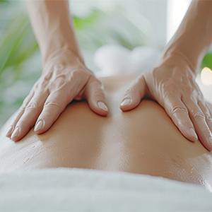 マッサージをする手の写真