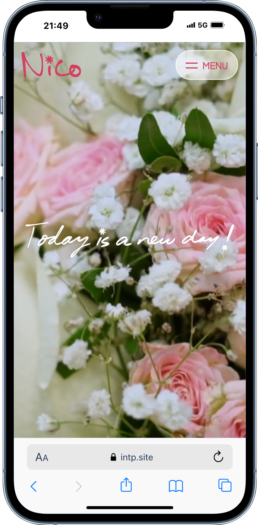 フラワーショップ『nico』(iPhone)画像